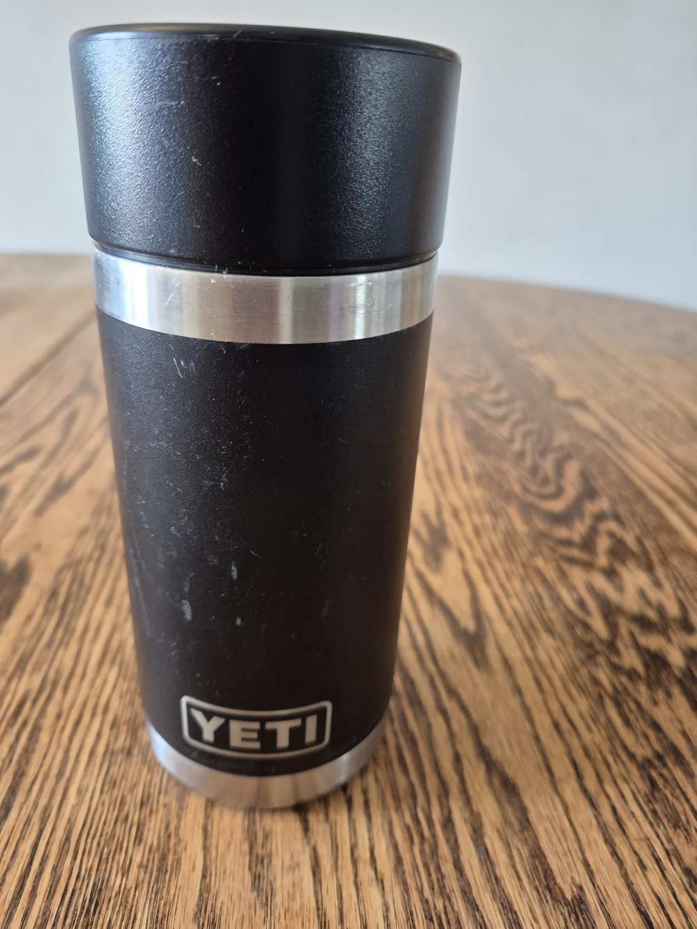 YETI Rambler Stainless Steel Travel Mug - Black 12 Oz